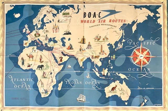 BOAC-map – Grafix Gallery. Curated Graphic Art with a Message.